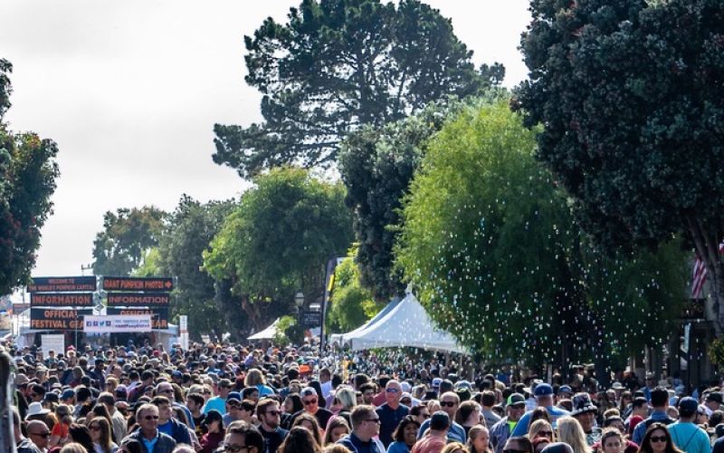 annual Half Moon Bay Art & Pumpkin Festival is a popular San Francisco Bay Area event